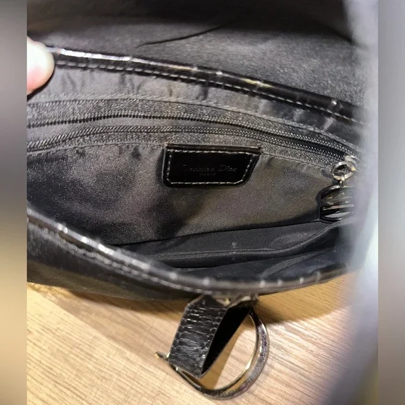 Christian Dior black saddle bag - Picture 7 of 7